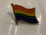 Rainbow Flag Lapel Hat Pin ED