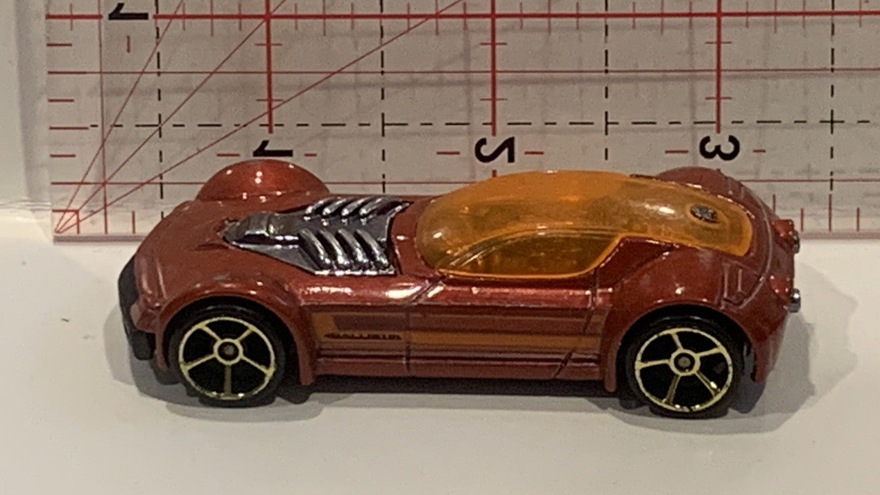 Orange Ballistik W9060 Hot Wheels Toy Diecast Car GwynnSportscards