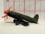 Green Mad Propz Plane Army Hot Wheels Diecast Car