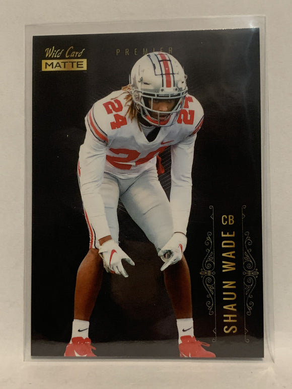#MBC-62 Shaun Wade Rookie Ohio State 2021 Wild Card Matte Football Card NHL