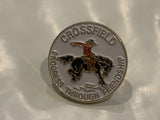 Crossfield Rodeo Progress Through Friendship Lapel Hat Pin BQ