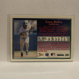 #281 Greg Briley Seattle Mariners 1993 Pacific Baseball Card IU
