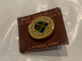 Pope John Paul II Canada 1984 Lapel Hat Pin ED
