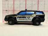 Black White Police Sport SUV 2002 Matchbox Diecast Car