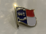 North Carolina State Flag Lapel Hat Pin BQ