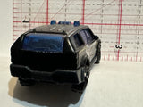 Black White Police Sport SUV 2002 Matchbox Diecast Car