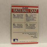 Team Quiz 1 American League 1990 Fleer Action Series Baseball Card IV