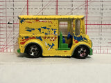Yellow Ice Cream Van R0929 G20 Hot Wheels Diecast Car