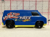 Blue T-Rex Van Burger King 2020 Hot Wheels Diecast Car