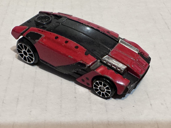 Red Stunt Strikers Thunderblade 2007 Mcdonalds Hot Wheels Diecast Car