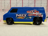 Blue T-Rex Van Burger King 2020 Hot Wheels Diecast Car
