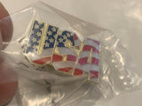 USA American Flag Lapel Hat Pin ED