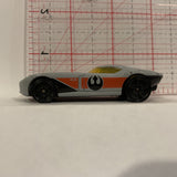 Grey Star Wars Fast FeLion ©2008 Hot Wheels Diecast Car EE