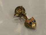 Angel Butterfly Locket Lapel Hat Pin BQ
