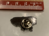 Bad To The Bone Motorcycle Lapel Hat Pin EE