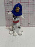 Puppy Sitting with a Police Bobby Helmet Hat on Head 101 Dalmation Disney Mcdonalds Toy Character