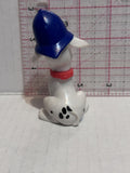 Puppy Sitting with a Police Bobby Helmet Hat on Head 101 Dalmation Disney Mcdonalds Toy Character