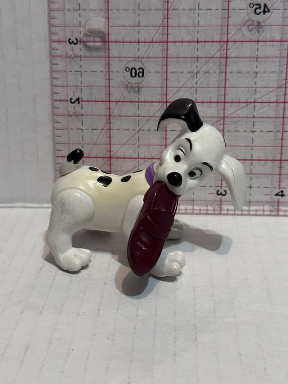 Puppy Playing with a Slipper Shoe 101 Dalmation Disney Mcdonalds Toy Character