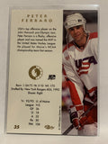 #35 Peter Ferraro   Team USA 1993-94 Images Four Sport Hockey Card  NHL