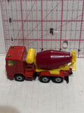 Red Cement Mixer  Unbranded Diecast Car