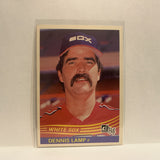 #526 Dennis Patrick Lamp Chicago White Sox 1984 Donruss Baseball Card IV
