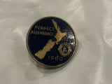 Perfect Attendance 1979 1980 Lions Club Lapel Hat Pin BQ
