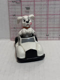 Puppy Riding in a White Car 101 Dalmation Disney Mcdonalds Toy Character