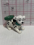Puppy Christmas Wreath on Back 101 Dalmation Disney Mcdonalds Toy Character