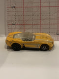 Yellow Pony-UP 2001 Hot Wheels Toy Diecast Car