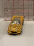 Yellow Pony-UP 2001 Hot Wheels Toy Diecast Car