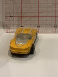 Yellow Pony-UP 2001 Hot Wheels Toy Diecast Car