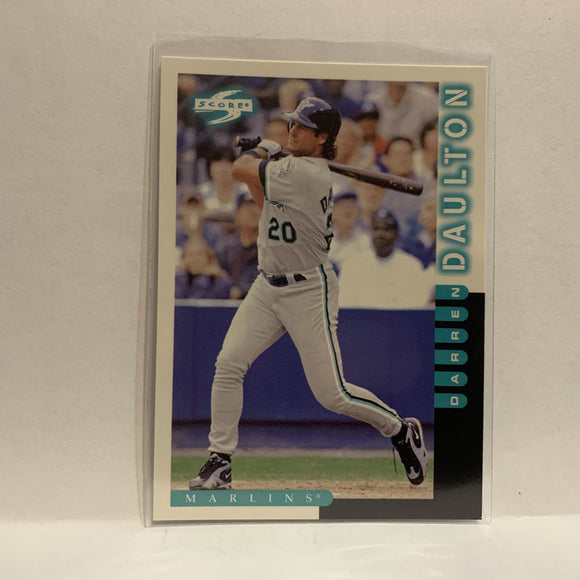 #139 Darren Daulton Miami Marlins 1997 Score Baseball Card IW