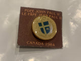 Pope John Paul II Canada 1984 Lapel Hat Pin EE