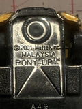 Yellow Pony-UP 2001 Hot Wheels Toy Diecast Car