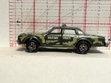 Green Camo Military Police Chevrolet Impala 1/69 #240 Majorette Diecast Car