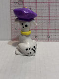Puppy Wearing a Purple Cap Hat 101 Dalmation Disney Mcdonalds Toy Character