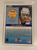 #401 Jon Morris Rookie New Jersey Devils 1990-91 Score Hockey Card  NHL