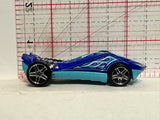 Blue Super Stinger H25 2009 Hot Wheels Diecast Car