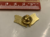 USA Italian Friendship Flags Lapel Hat Pin EE