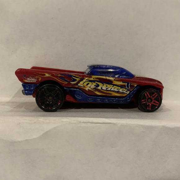 Blue Red Jester ©2001 Hot Wheels Diecast Car EE