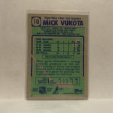 #10 Mick Vukota New York Islanders  1990-91 Topps Hockey Card JZ1