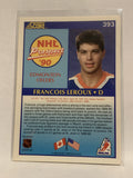 #393 Francois Leroux Rookie Edmonton Oilers 1990-91 Score Hockey Card  NHL