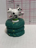 Puppy Pink Candy Cane Green Christmas Wreath 101 Dalmation Disney Mcdonalds Toy Character