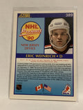 #389 Eric Weinrich Rookie New Jersey Devils 1990-91 Score Hockey Card  NHL
