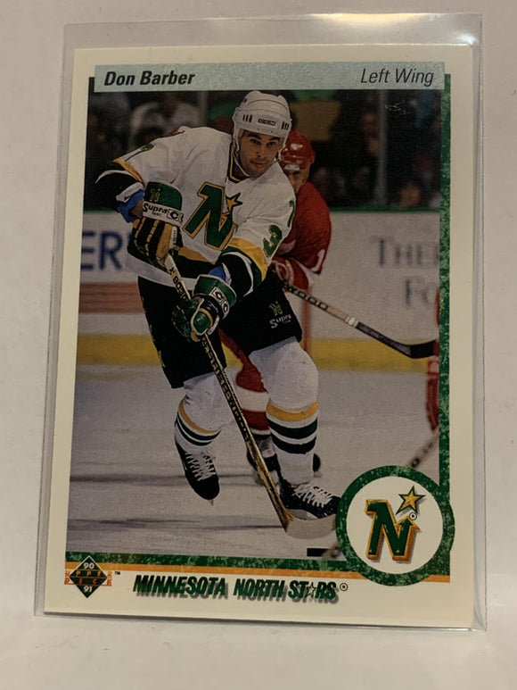 #28 Don Barber Minnesota North Stars 1990-91 Score Hockey Card  NHL