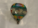 Carosel Horse Hot Air Balloons Lapel Hat Pin BR