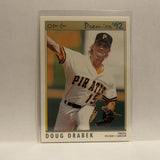 #32 Doug Drabek Pittsburgh Pirates 1992 Premier O-Pee-Chee Baseball Card IW