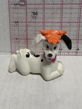 Puppy Laying Down with Leaf on Head 101 Dalmation Disney Mcdonalds Toy Character