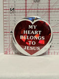 My Heart Belongs to Jesus Button Pinback