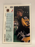 #33 Zarley Zalapski Pittsburgh Penguins 1990-91 Upper Deck Hockey Card  NHL